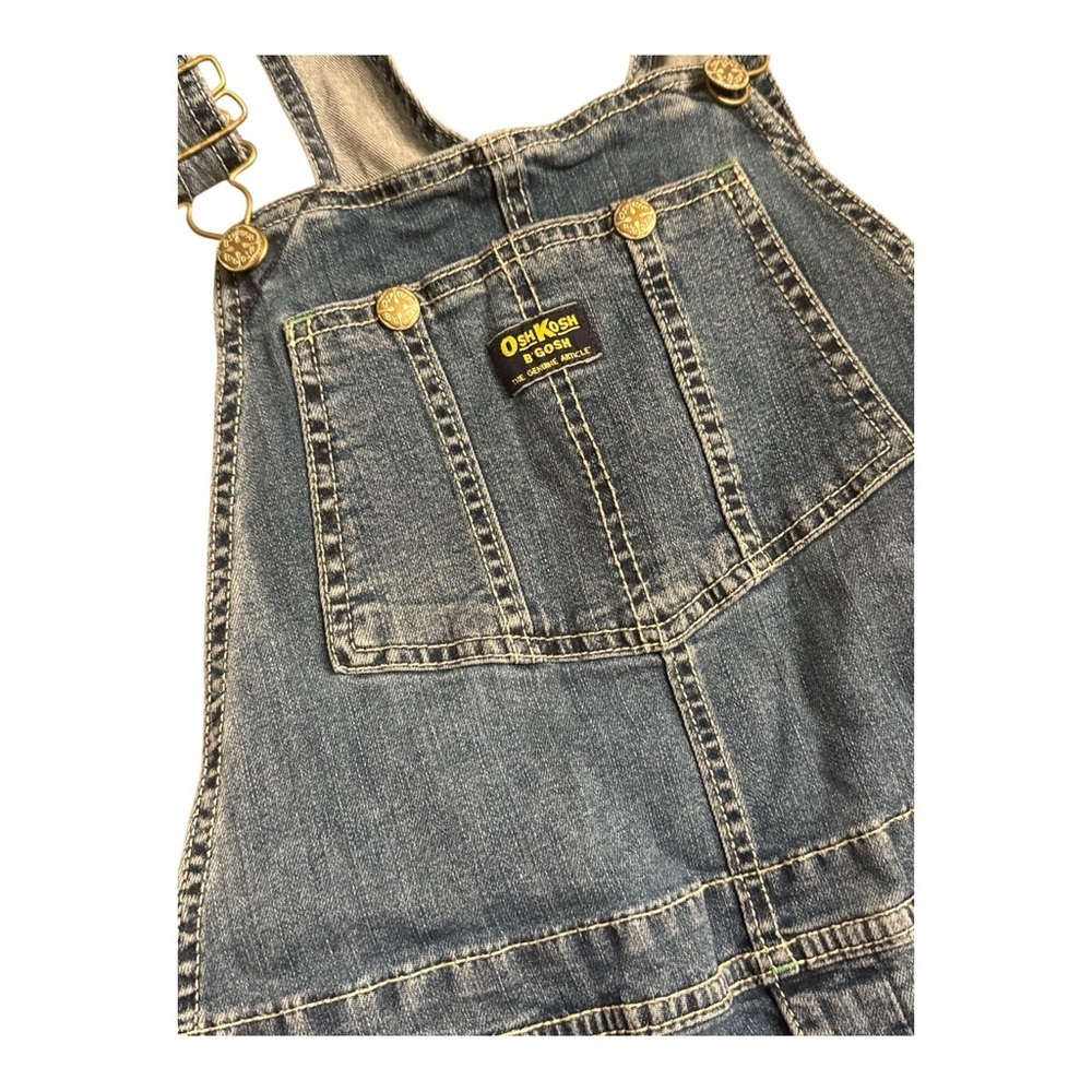 OshKosh B'gosh Classic Blue Overalls - Picture 4 of 9